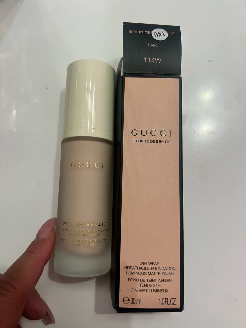 Gucci Éternité de Beauté Foundation - Fair (114W) Beige